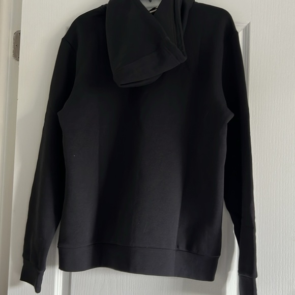 Adidas Women’s holiday hoodie size large silver gold & black soft pullover - Picture 2 of 7